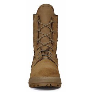 Belleville Mens 901 Tan Combat Boots Size 12R Made In USA Durable Suede & Nylon